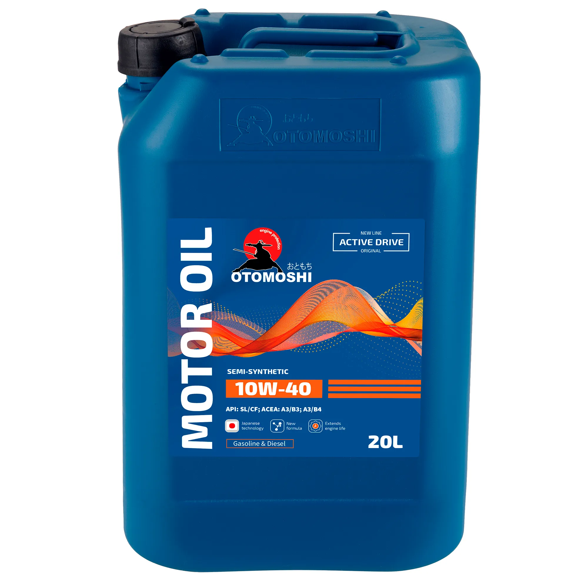 Масло моторное OTOMOSHI ACTIVE DRIVE 10W-40 20 л MF220873