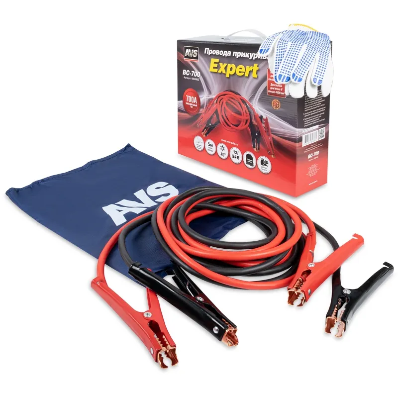 Провода для прикуривания 700А 5.0 м Expert AVS A80686S