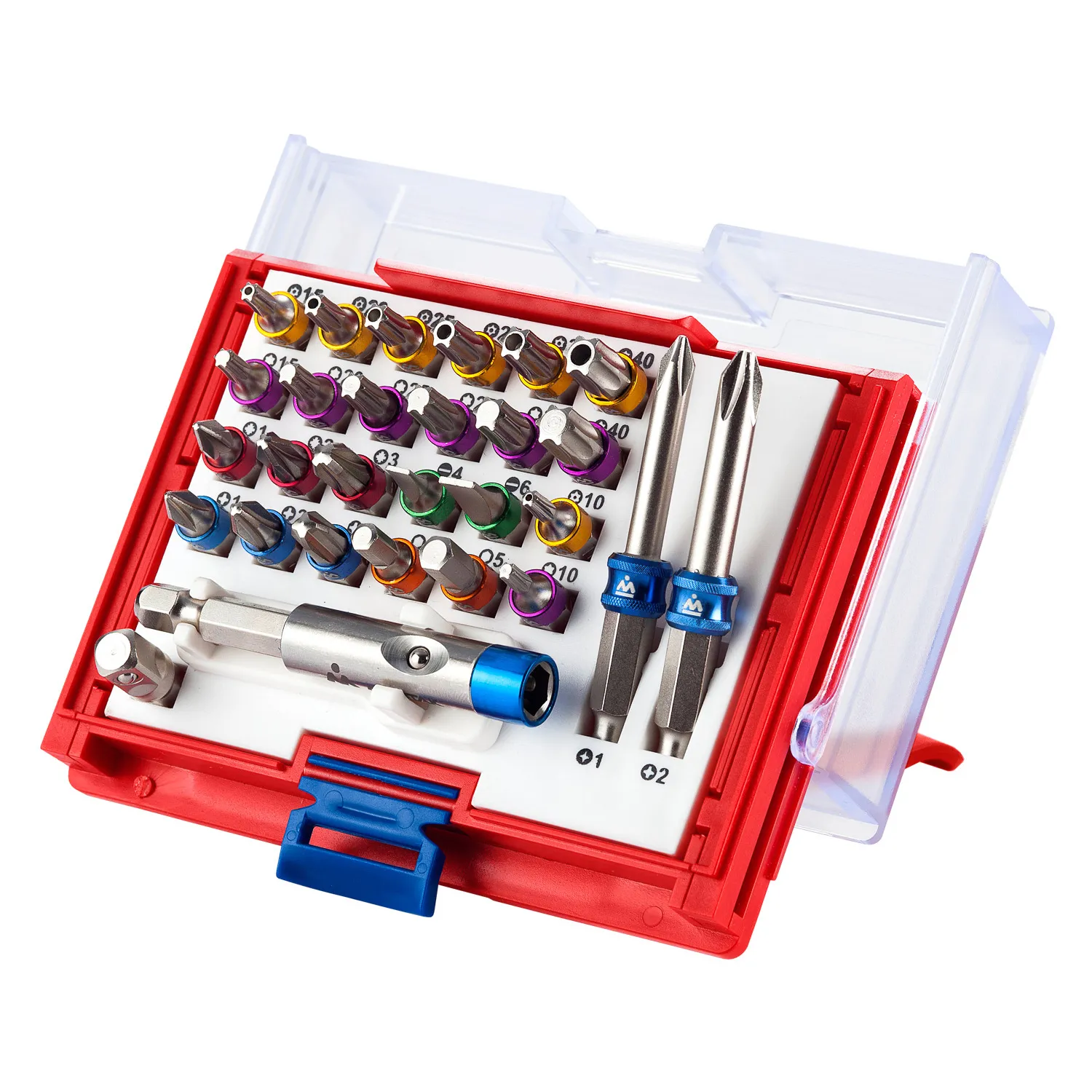 Набор вставок (бит) 1/4, TORX, HEX , PZ, PH, SLOT, 28 предметов МАСТАК 058-11028C МАСТАК 058-11028C