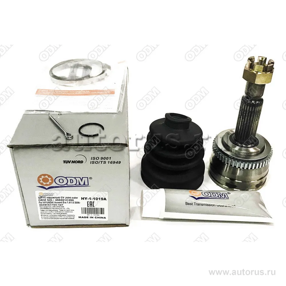 ШРУС наружный (к-кт) HYUNDAI Accent Era 1.4/1.6 2006- ODM hy11019a