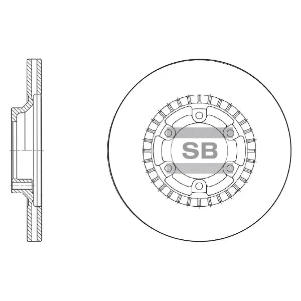 Диск тормозной SANGSIN BRAKE SD1059
