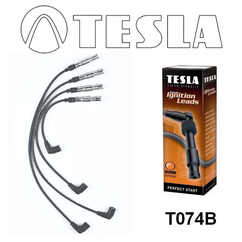 Комплект проводов VW Polo 1.4i 96- TESLA T074B