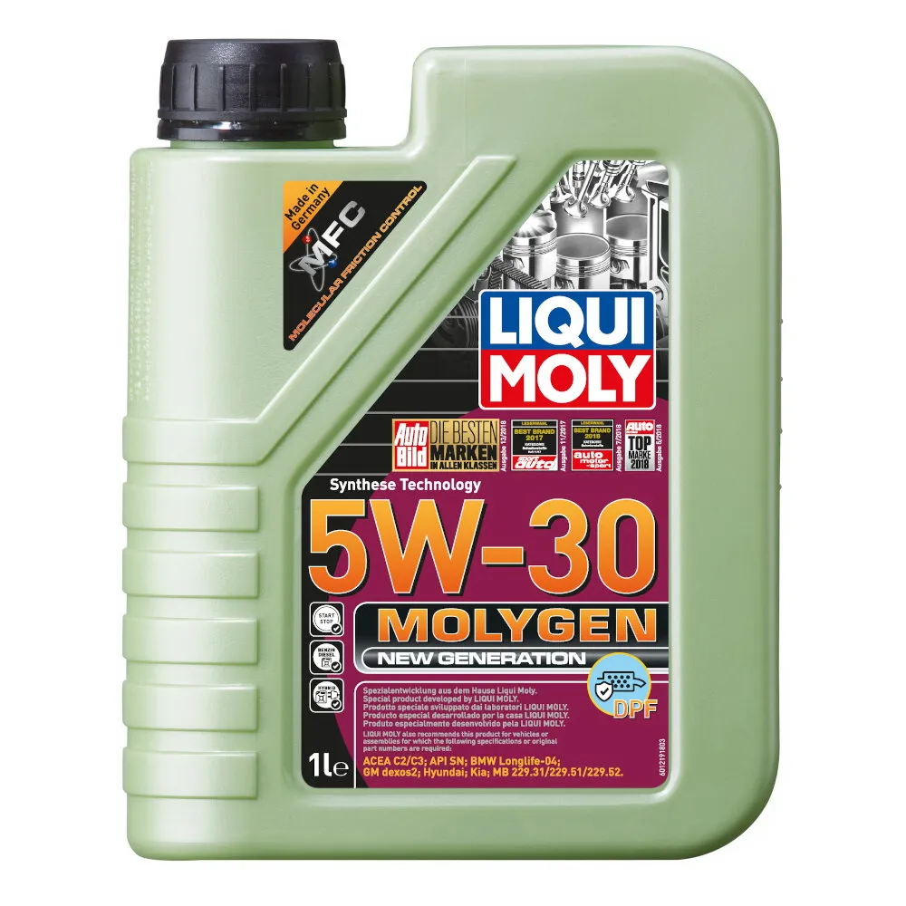 Масло моторное Molygen New Generation DPF 5W-30 (1л) LIQUI MOLY 21224