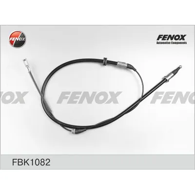 Трос стояночного тормоза OPEL CORSA, COMBO, TIGRA ALL, 93- ЛЕВЫЙ, БАРАБ. МЕ FENOX FBK1082