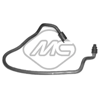 Патрубок радиатора PGT 405 91 Metalcaucho 08373