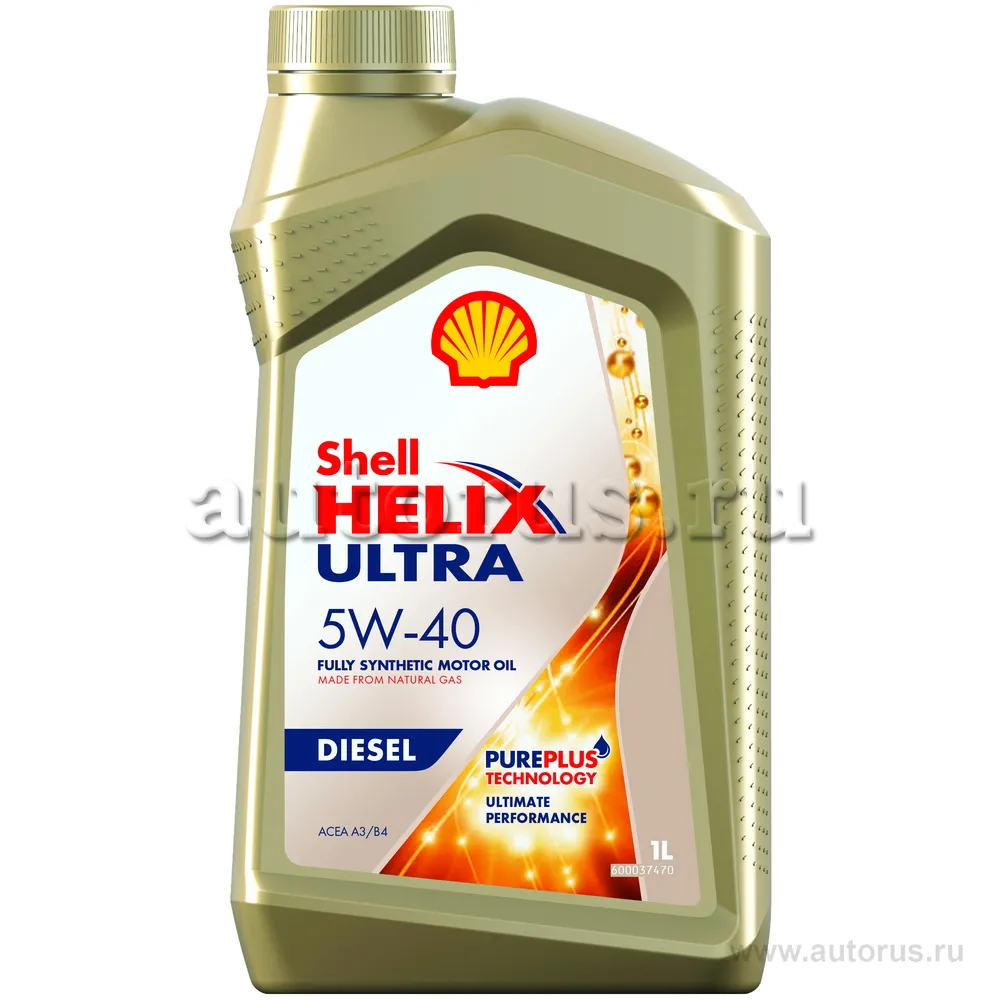 Масло моторное SHELL Helix Diesel Ultra 5W-40 синтетическое 1 л 550046380