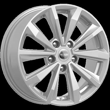 Диск литой R16 6.5J 5x114.3/67.1 ET44 КИК КС974 сильвер 77397