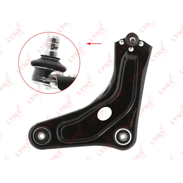 Рычаг передний нижний L CITROEN C3/PEUGEOT 207 LYNXauto C5273L