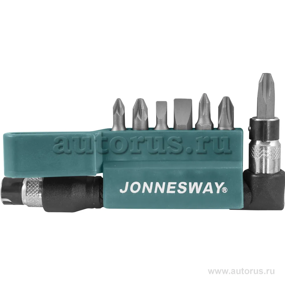 Отвертка с битами PH и PZ 1/4DR 8 предметов JONNESWAY S08H208S