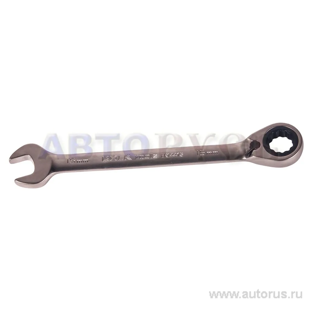 Ключ комбинированный, 15 мм, трещоточный, реверс BOLK BK14415