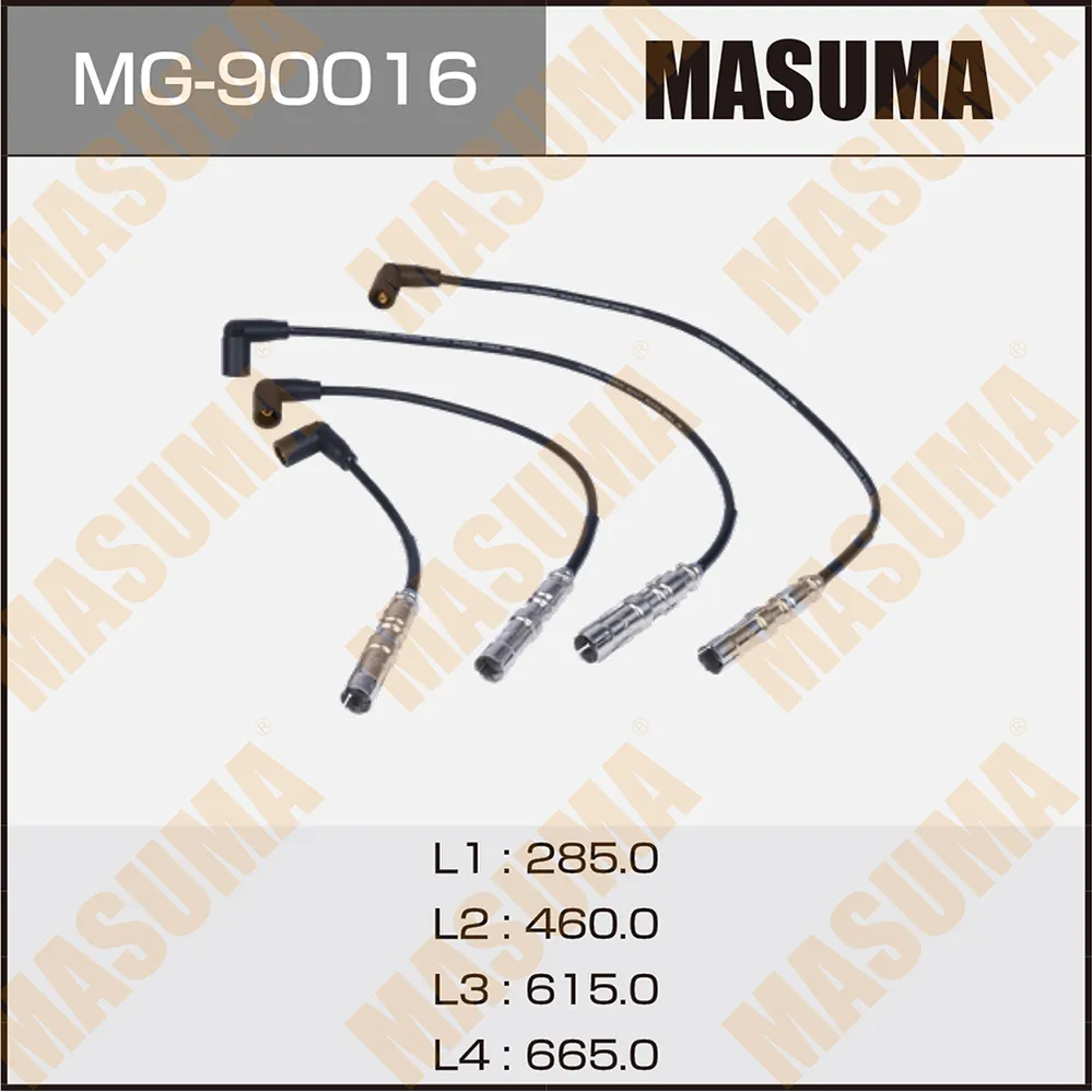 Провода высоковольтные (комплект) VAG AVU, BFQ, BGU, BSE, BSF MASUMA MG-90016