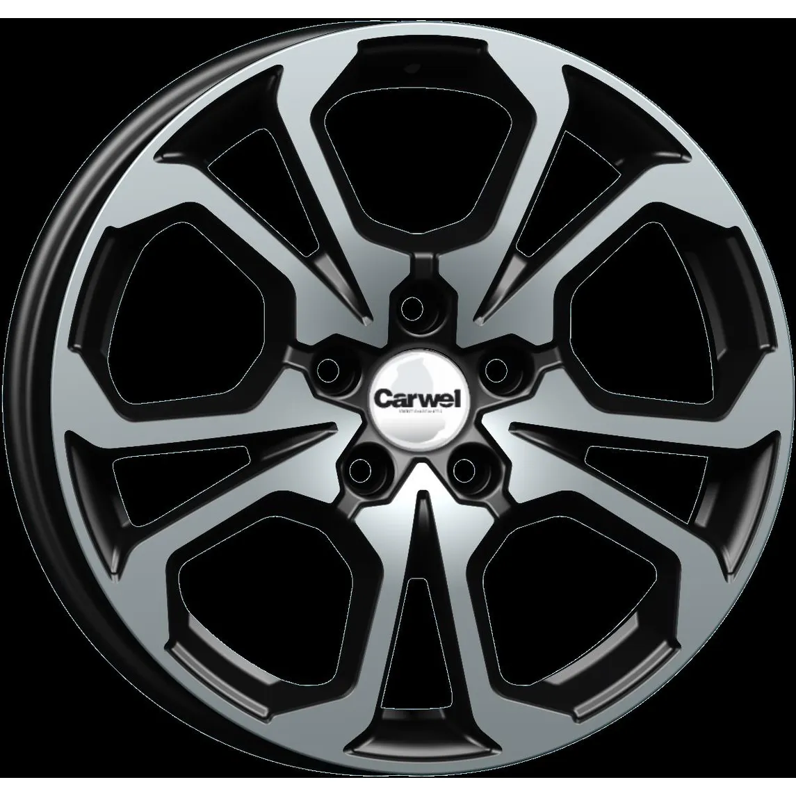 Диск литой R17 6.5J 5x114.3/66.6 ET37 Carwel Ванда 242 AB 00113072