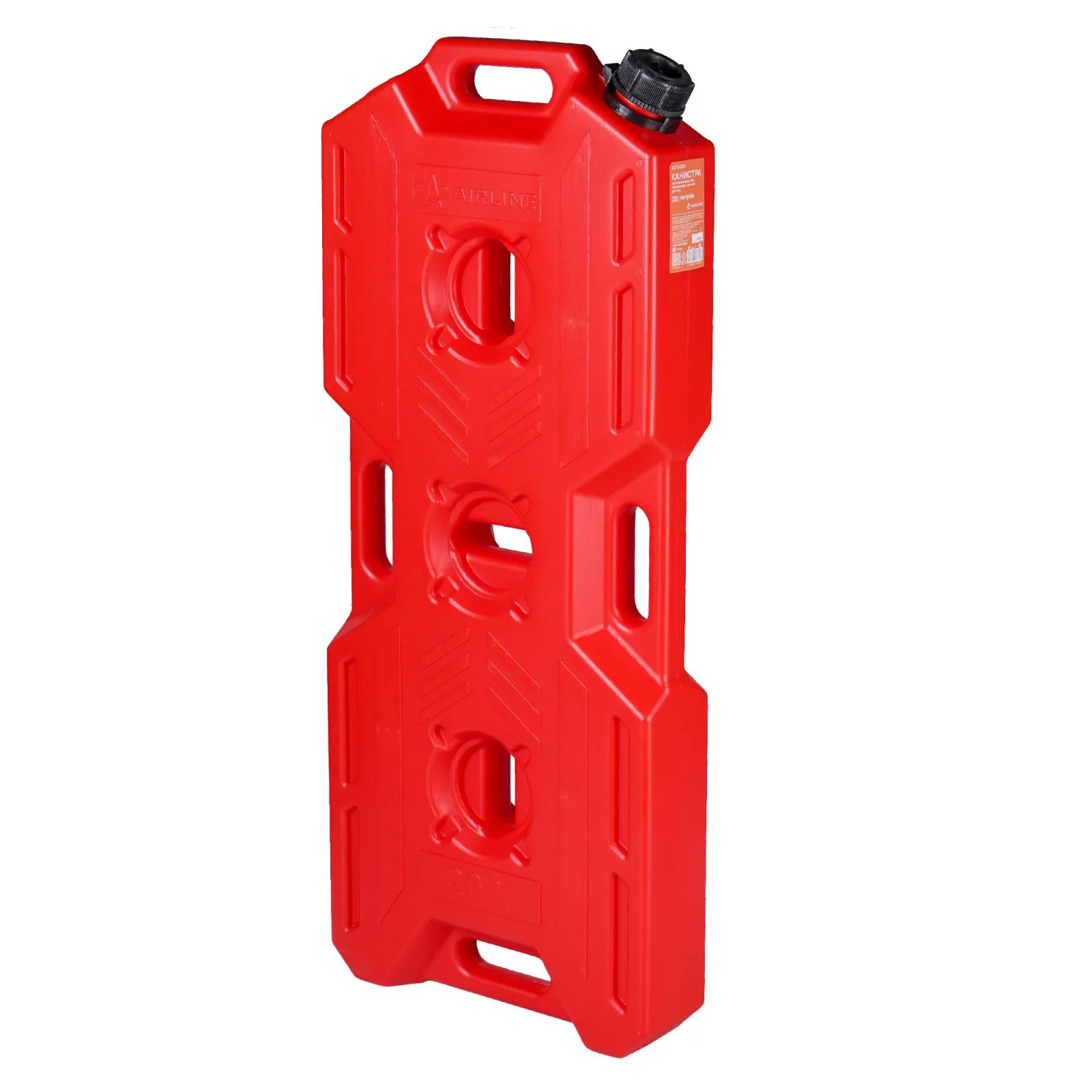 Канистра экспедиционная 20л, пластиковая, красная AIRLINE ACFS020