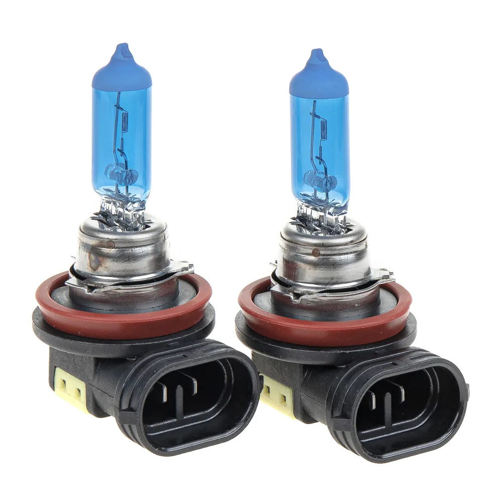 Лампа 12V H8 35W PGJ19-1 WOLFRAM SKY BLUE WHITE LIGHT 2 шт. DUOBOX 29218SB