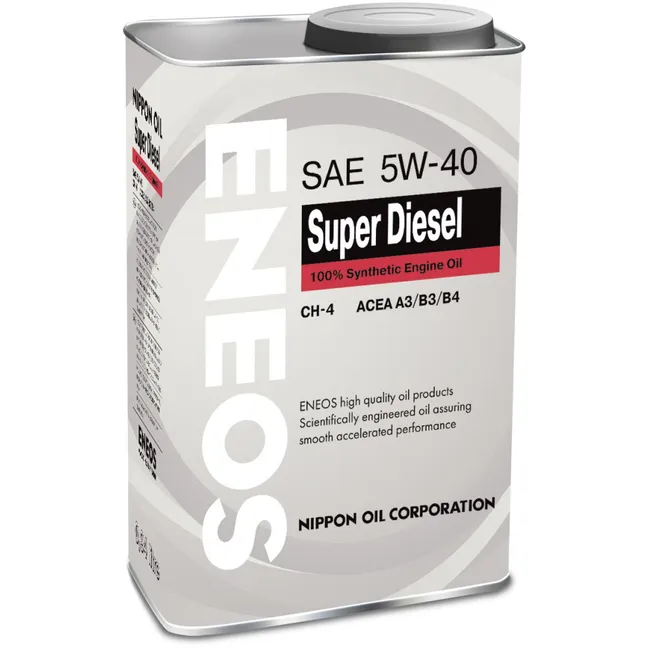 Масло моторное ENEOS Super Diesel CH-4 5W-40 синтетическое 0,94 л OIL1335