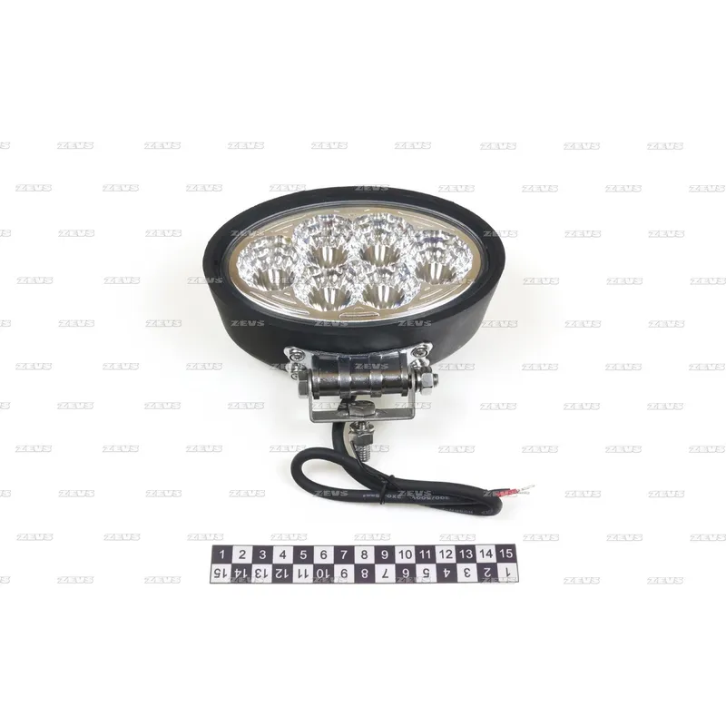 Фара доп света white дальний12-28v резиновый корп. ZEVS KW-231S