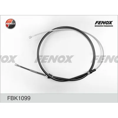 Трос стояночного тормоза VW Polo Sedan; Seat Cordoba; Skoda Fabia, ALL, 99- FENOX FBK1099