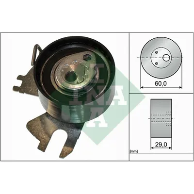 Ролик натяжной ремня ГРМ Ford FocusIII Mondeo Kuga C-Max 2.0TDCi 08> INA 531083910