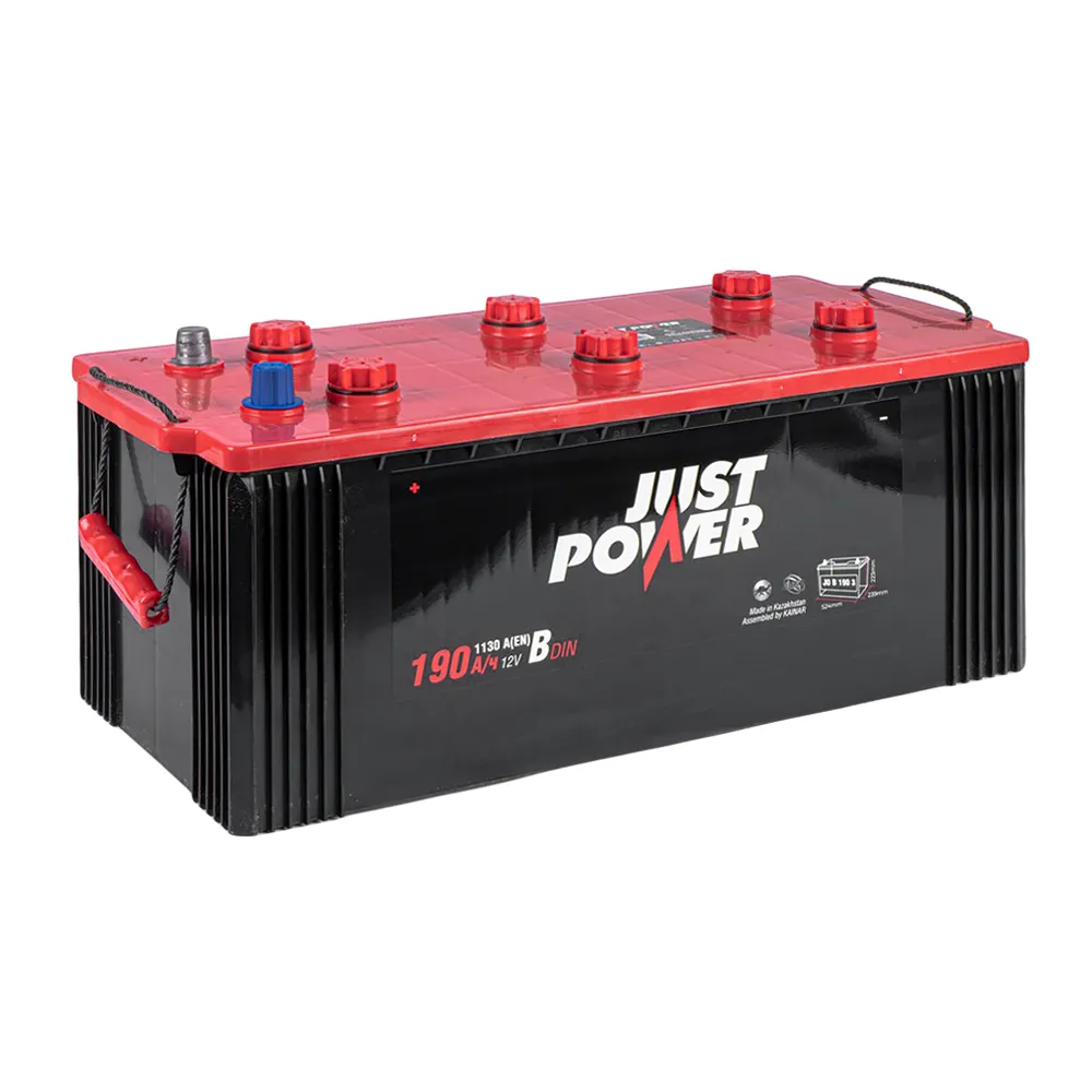 Аккумулятор JUST POWER 190 А/ч L+(3) 524x239x223 B EN 1130 А