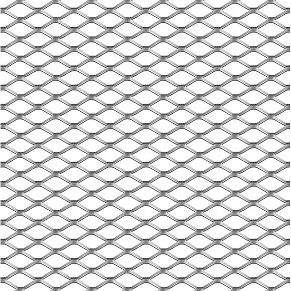 Сетка защитная 1000x250 мм . 16x8 мм . соты, алюминий, серебро Streck R16silver