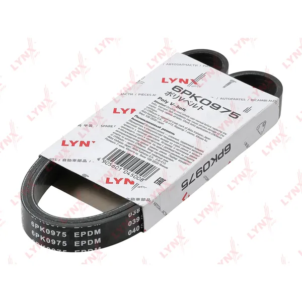 Ремень поликлиновый VW B3/B4/G3 4cyl LYNXauto 6PK0975