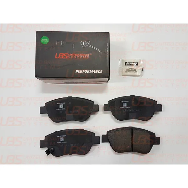 Колодки тормозные передние OPEL CORSA D 06-/10-/FIAT DOBLO 01-/05- UBS BP1104041