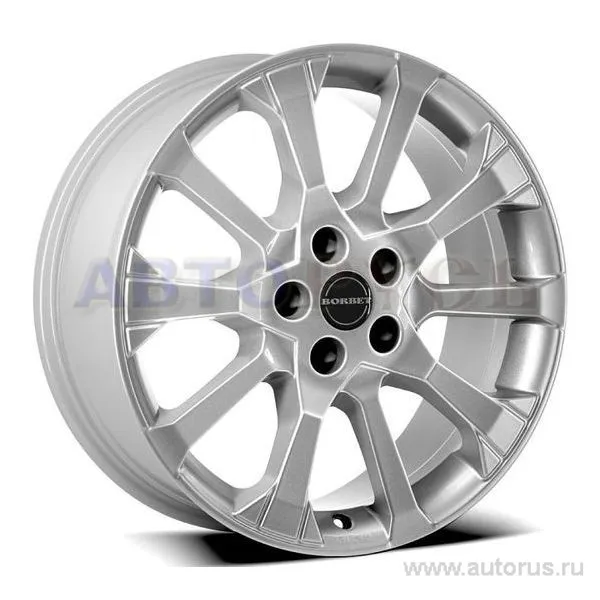Диск литой R18 8J 5x112/72.5 ET35 BORBET X10 Cristal Silver 136101
