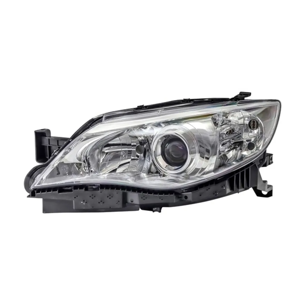 Фара левая линзованная под корректор внутри хром DEPO 2201115LLDEM1