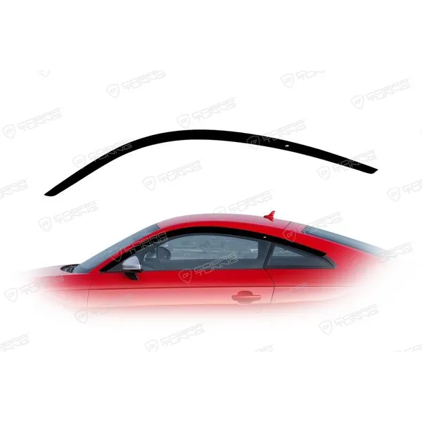 Дефлектора на окна Audi TT (8S) 2014 (Цельная) деф.окон Cobra Tuning A14214