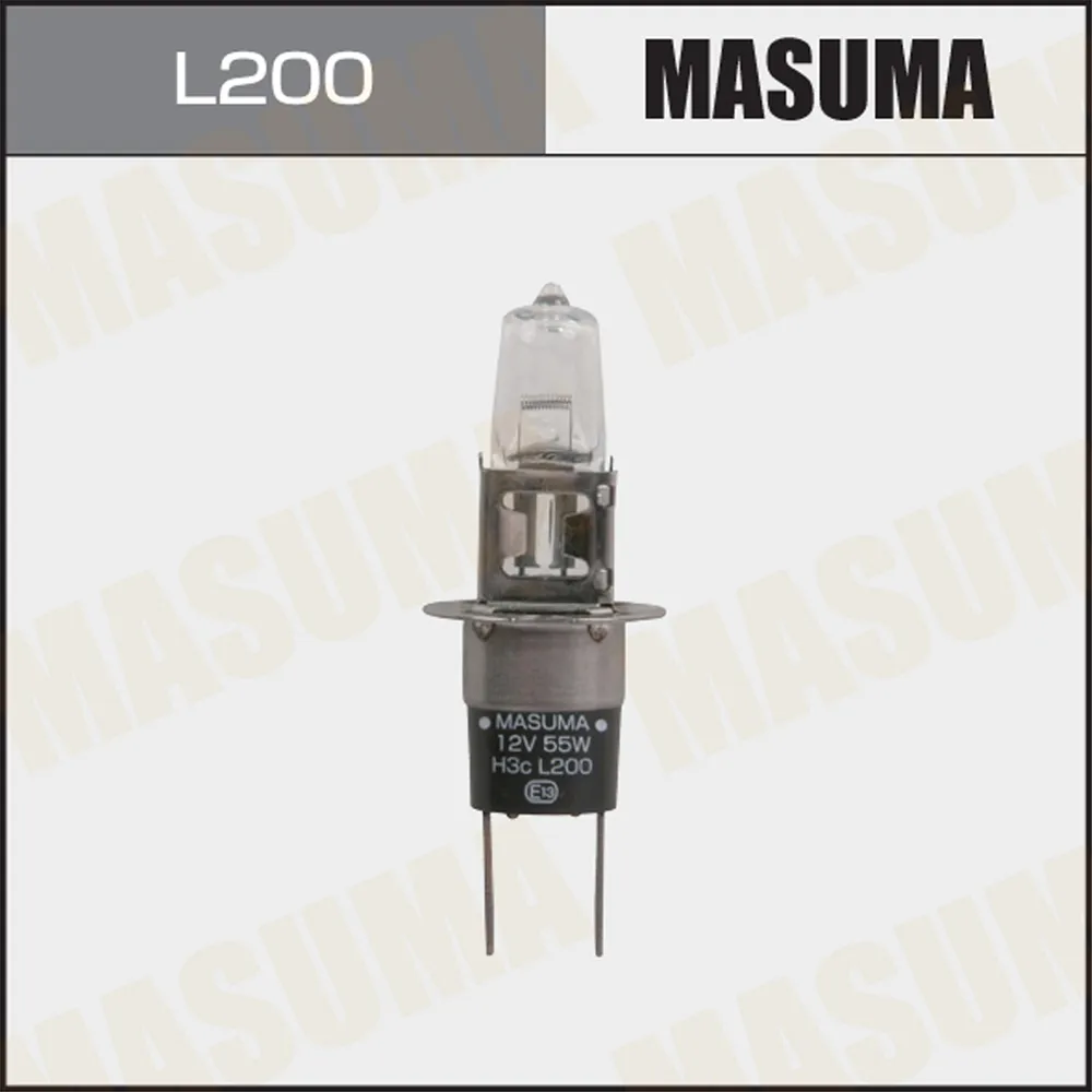 Лампа 12V H3 C 55W MASUMA 1 шт. картон L200