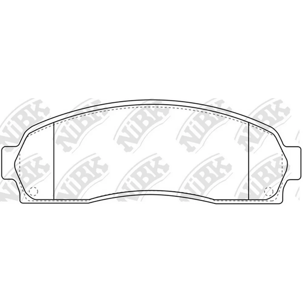Колод. торм. диск. NiBK PN0378 ford NIBK PN0378