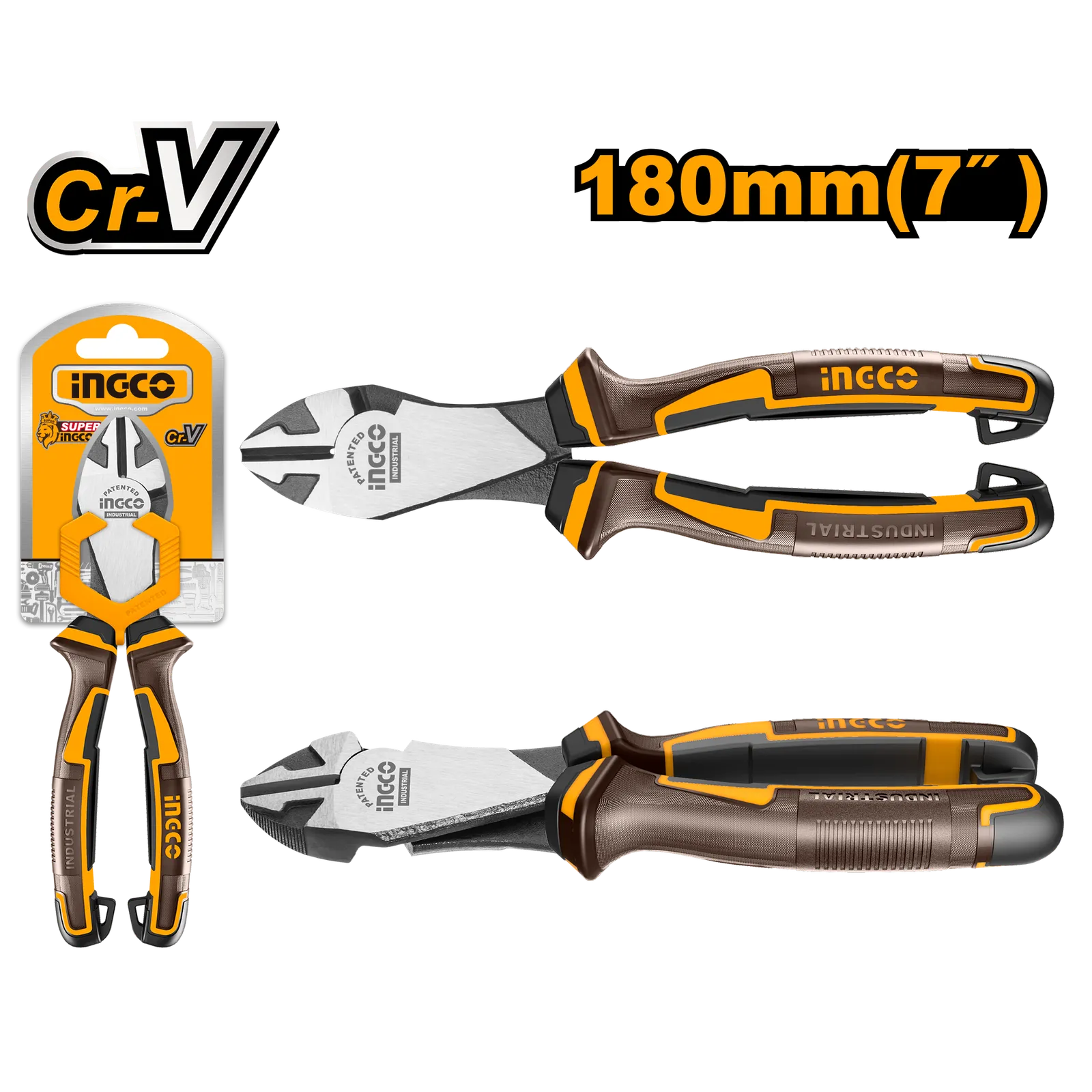 Бокорезы усиленные 180 мм INDUSTRIAL INGCO HHDCP28188