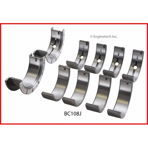 Вкладыши коренные комплект STD GM 2.0/2.2/2.4L DOHC 2000-2014 ENGINETECH BC108JSTD