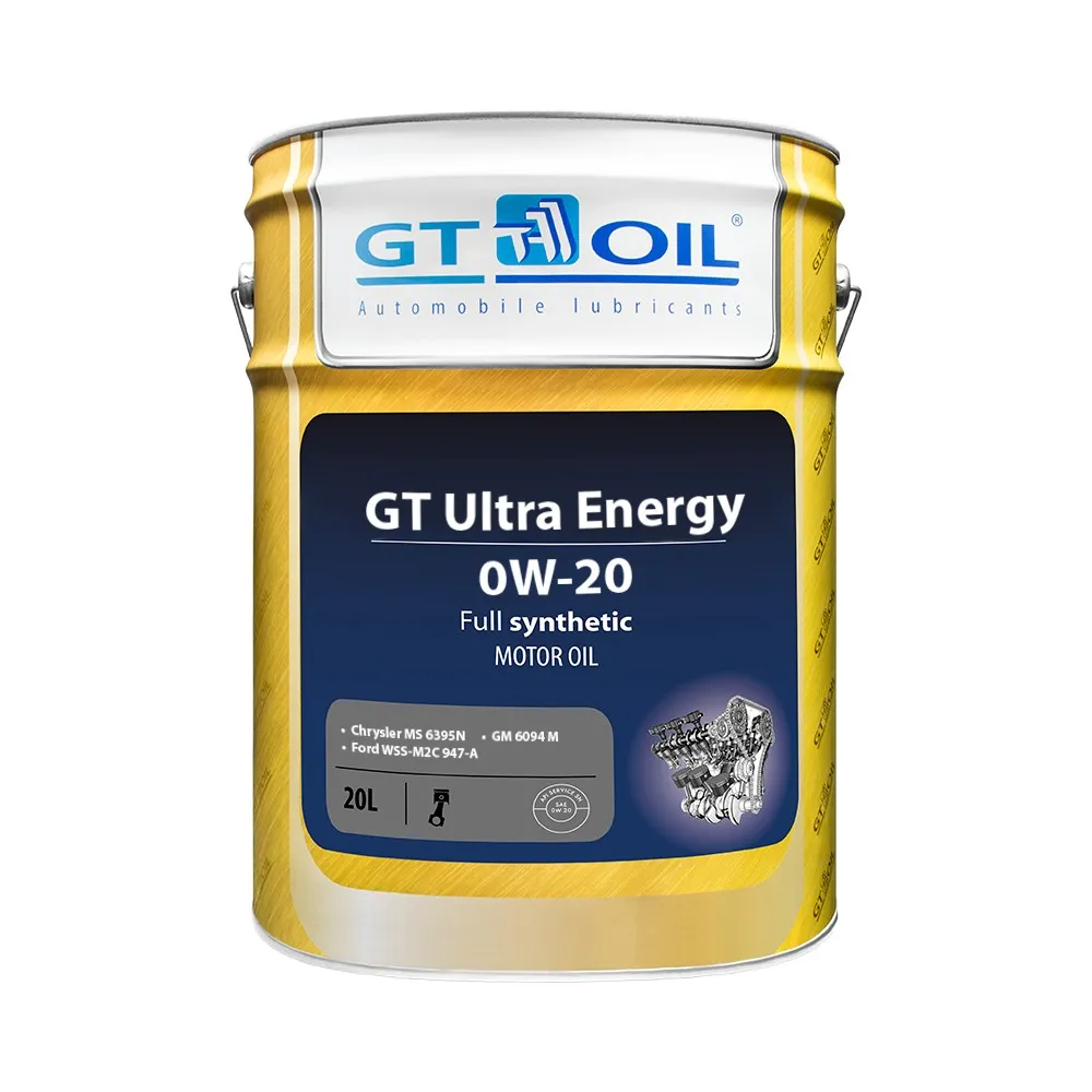 Масло моторное GT OIL GT Ultra Energy 0W-20 синтетическое 20 л 8809059408704