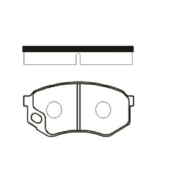 Колодки тормозные NISSAN Almera 1995 ~ 2001 / Altima 1997 ~ 2001 / A CTR GK0755