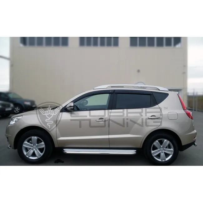 Дефлекторы боковых окон Geely Emgrand X7 2013 Cobra tuning G10713