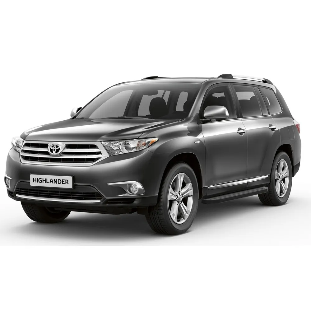 Порог-площадка Premium-Black A180ALB + комплект крепежа, RIVAL, Toyota Highlander 2007-2010-2014 Toyota Highlander II A180ALB.5704.1