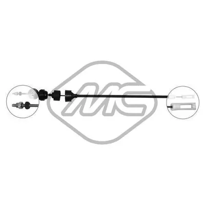 Трос сцепления C 15 BZ 954CC- 1124CC- 1360CC (ORGA 4196…) Metalcaucho 80358
