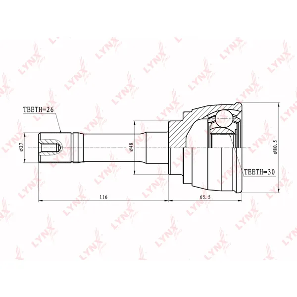 Шрус LYNXauto CO-7305