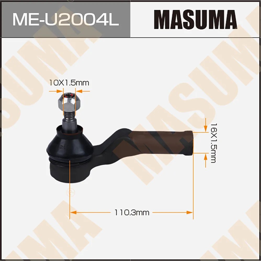 Наконечник рулевой L FORD FOCUS MASUMA ME-U2004L