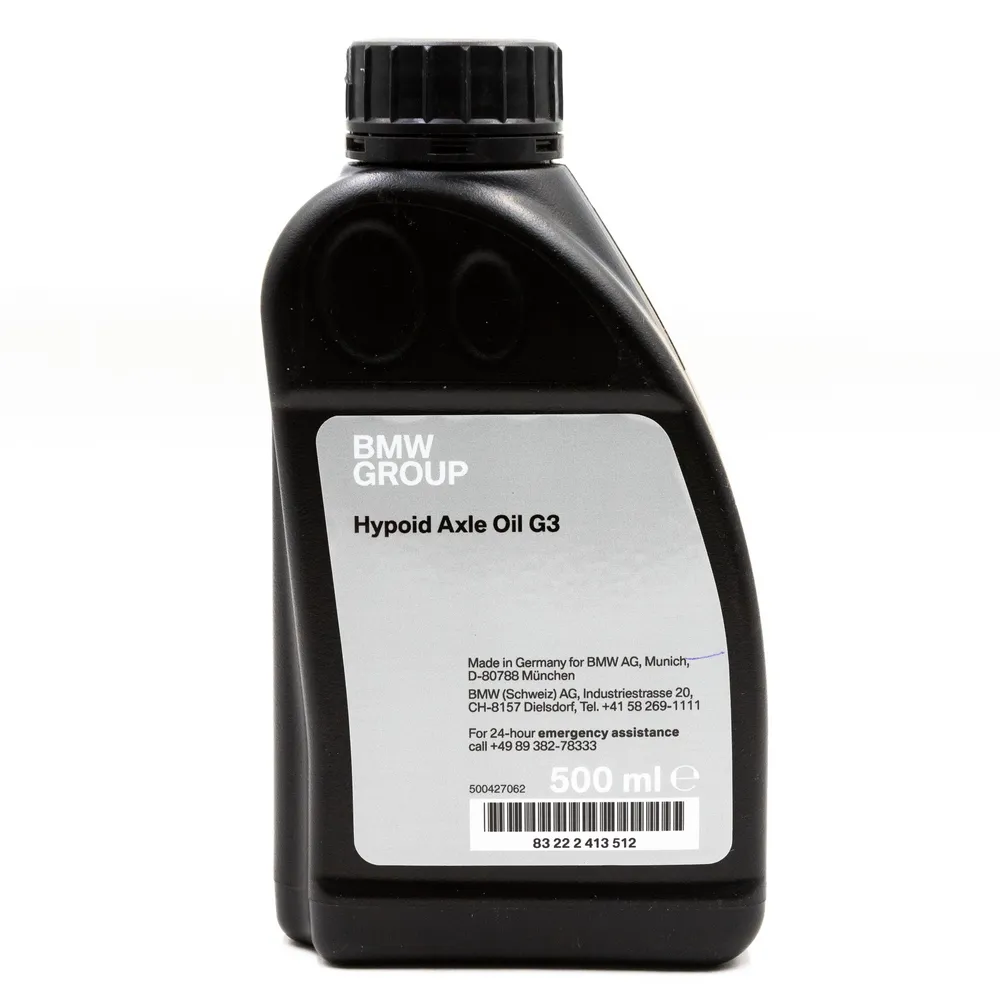 Масло трансмиссионное BMW Hypoid Axle G3 0,5 л 83 22 2 413 512
