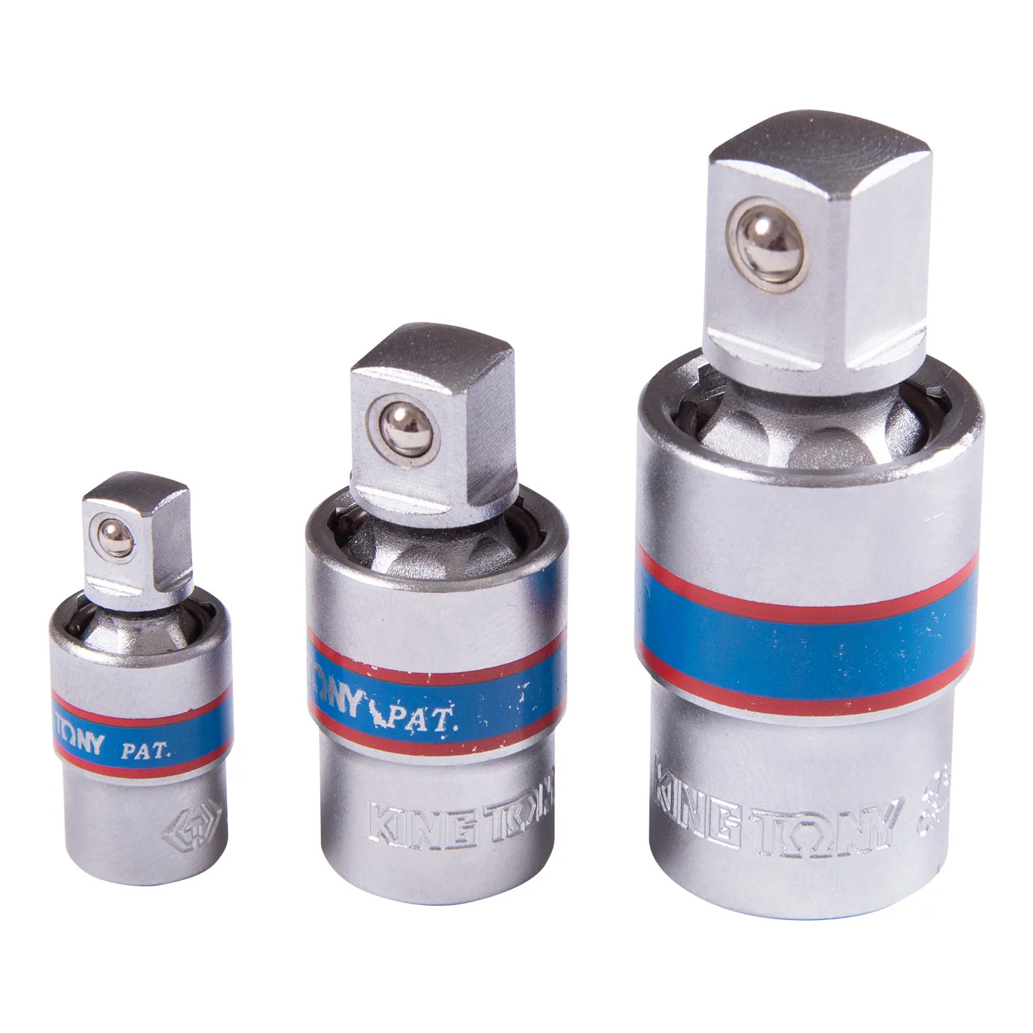Набор карданов шарнирных 1/2DR, 1/4DR, 3/8DR, 3 предмета KING TONY 9113PR