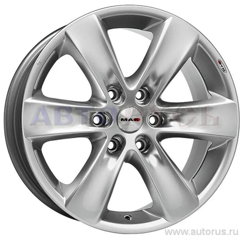 Диск литой R16 6.5J 6x139.7/92.3 ET46 MAK Sierra Hyper Silver F6560SIS46VK3X