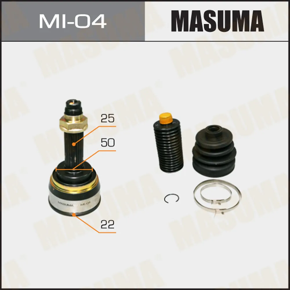 ШРУС наружный MASUMA MI-04