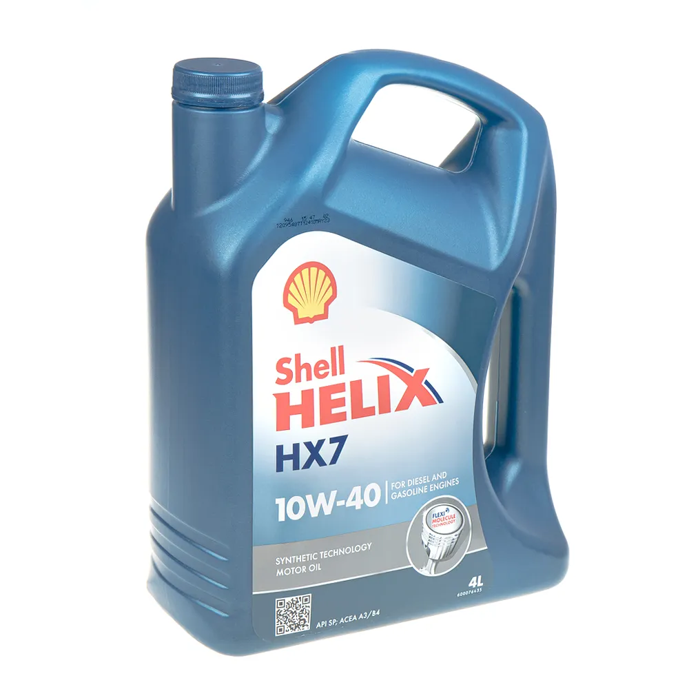 Масло моторное SHELL Helix HX7 10W-40 полусинтетическое 4 л 550051575