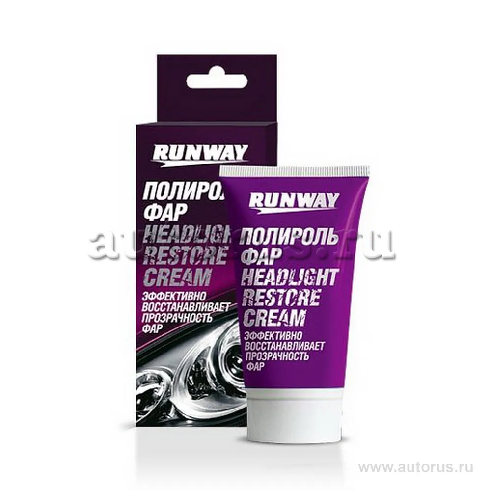 Полироль фар 50 мл RUNWAY RW0501 RUNWAY RW0501