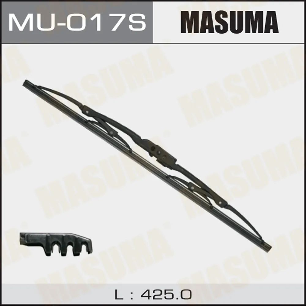Щетка стеклоочистителя 425 мм каркасная 1 шт MASUMA WIPER BLADE MU-017S