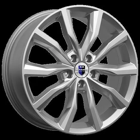 Диск литой R18 7.5J 5x108/67.1 ET33 КИК Портер Дарк платинум 76189