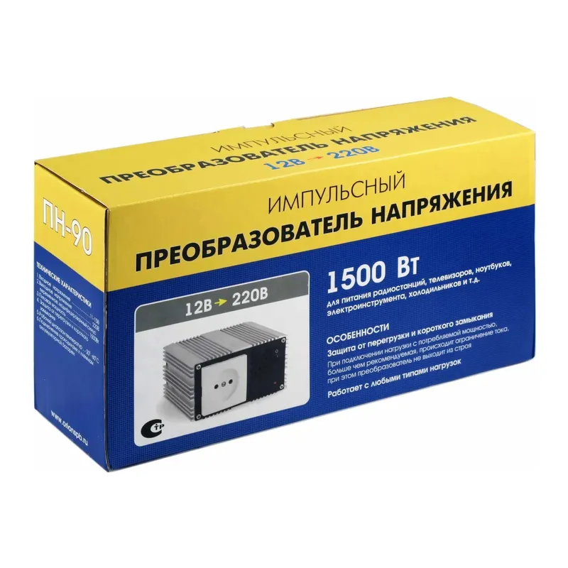 Преобразователь напряжения 12-220В 1500Вт ПН-90 Орион НПП ВЫМПЕЛ PH90