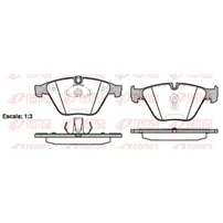 Колодки дисковые передние REMSA 0857.20